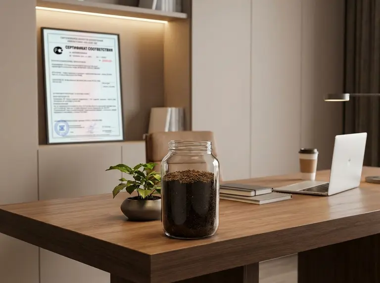 Сертификат на грунт